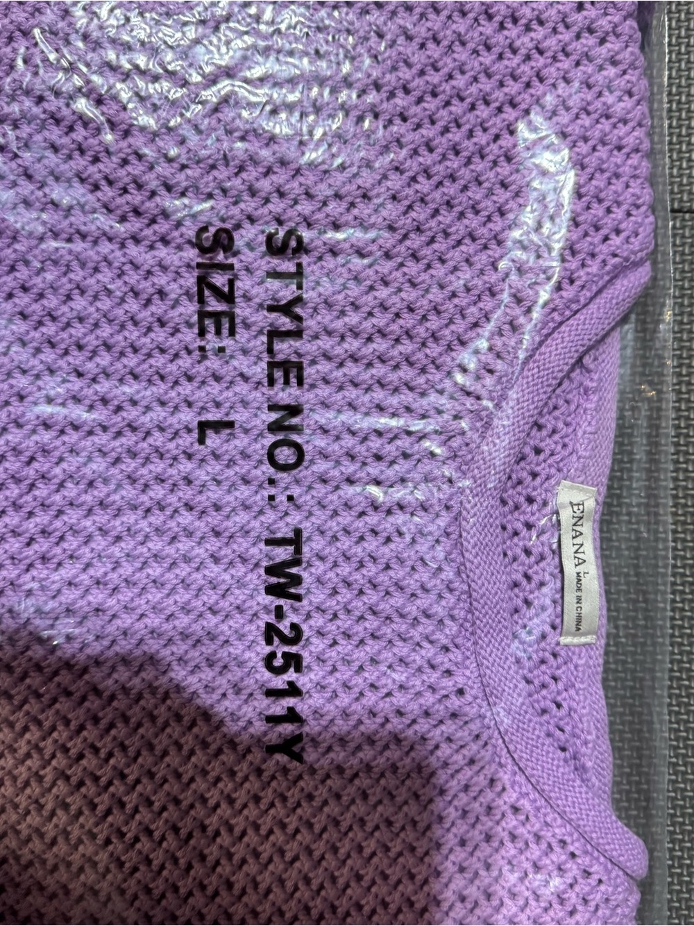 Zenana Outfitters Lilac Crew Neck Sweater